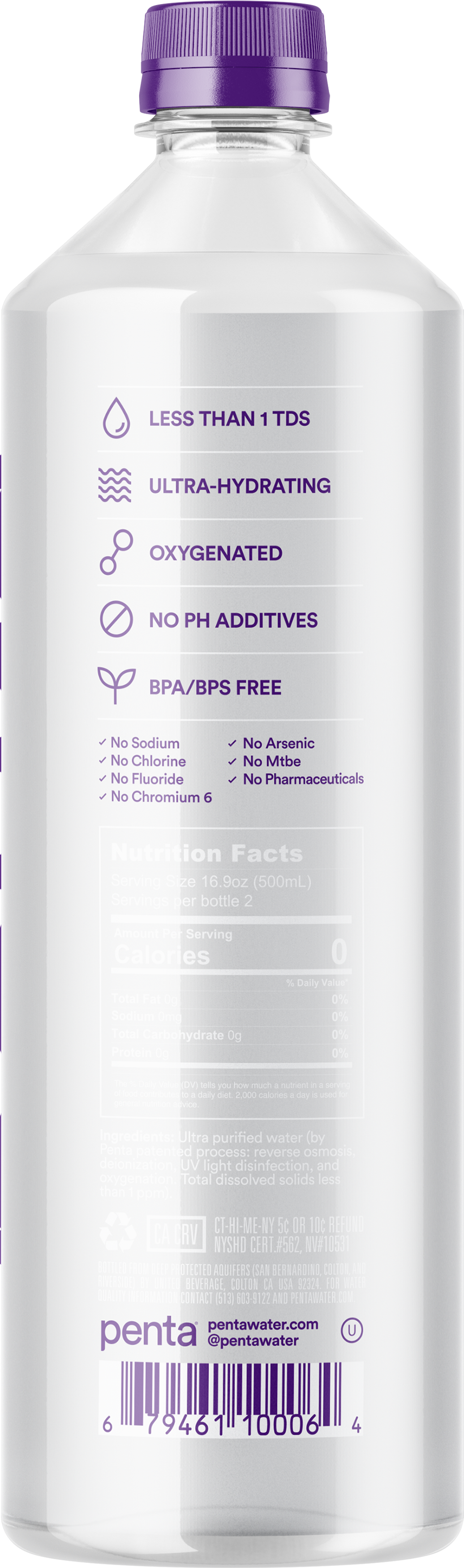 Penta Water 1 Liter (Case of 12)