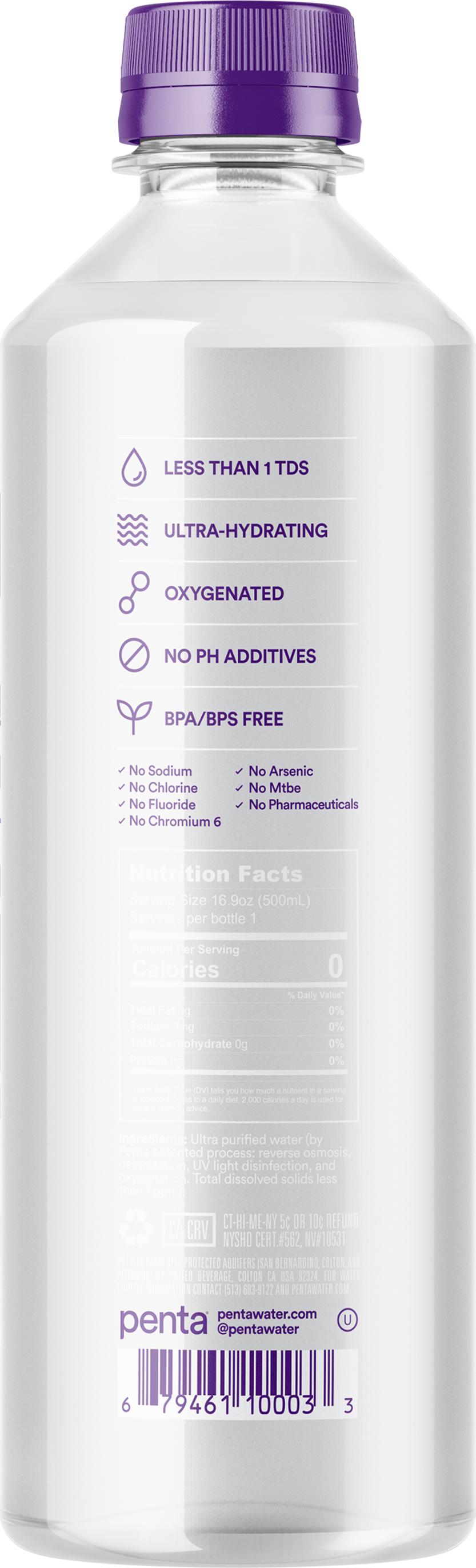 Penta Water .5 Liter (Case of 24)